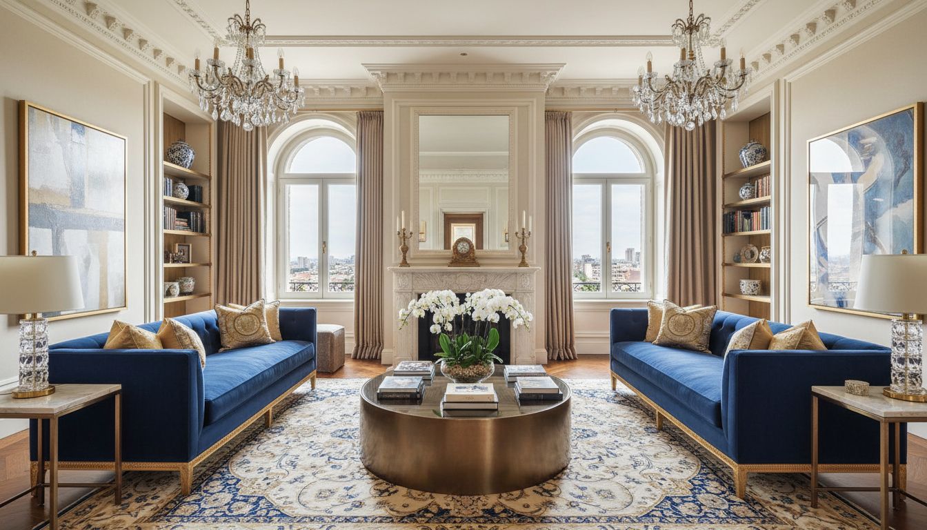 Luxury living room design idea